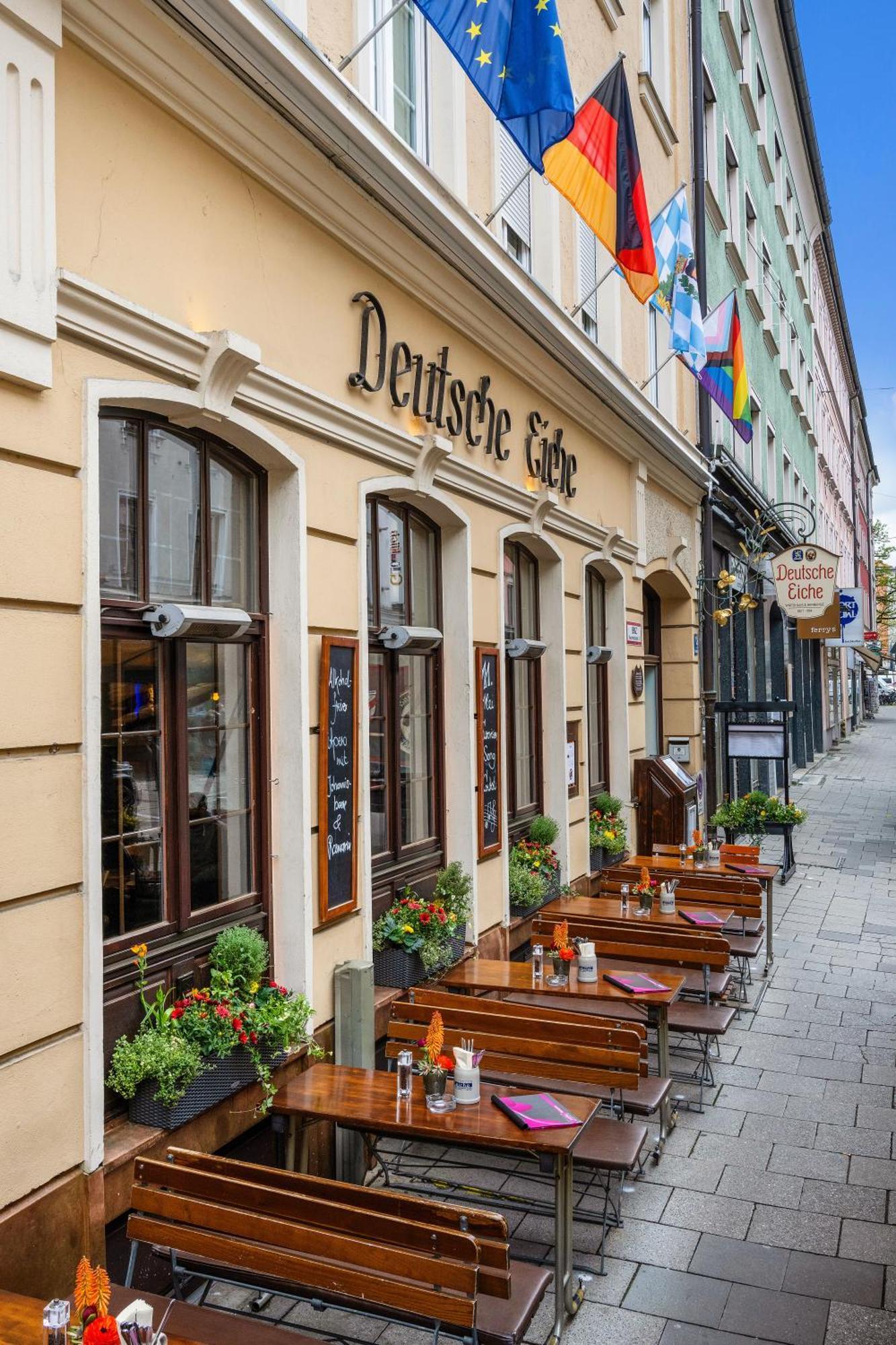 Hotel Deutsche Eiche Munique Exterior foto